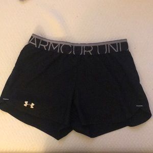 black running shorts